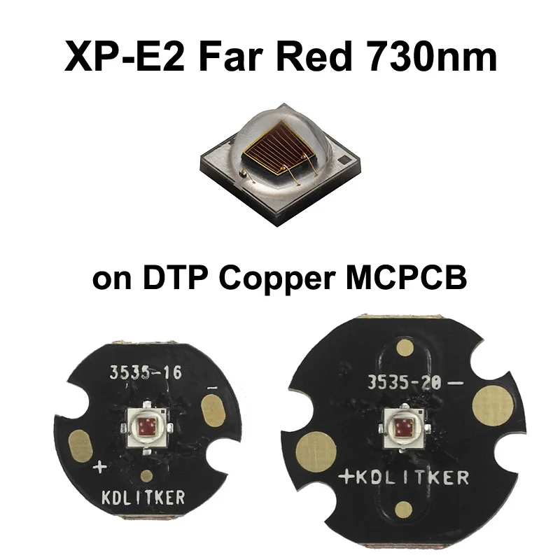 

Фотовспышка XP-E2 3W Дальний Красный 3535 нм SMD