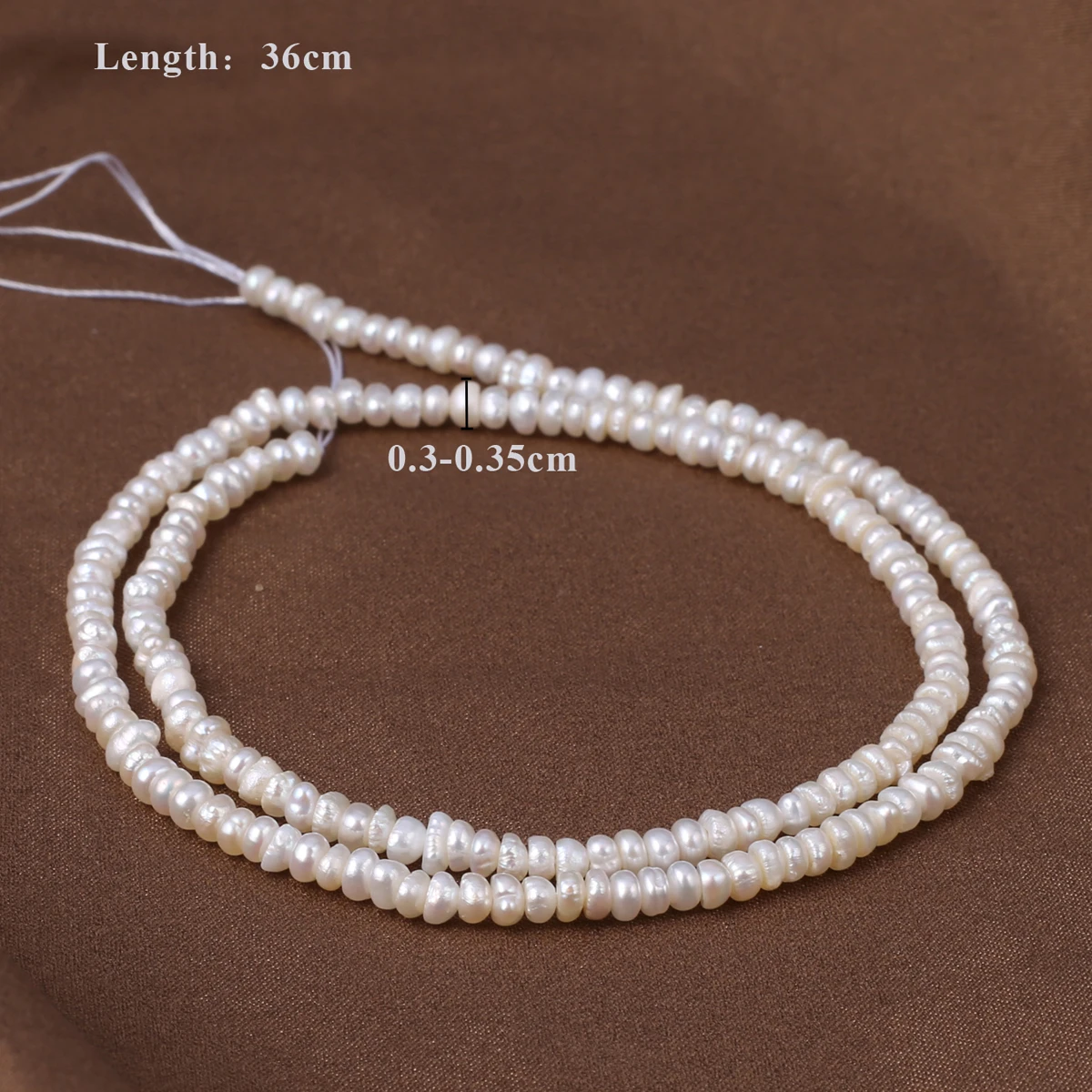 3-3.5mm Irregular Shape Spacer Beads Natural Freshwater Pearls Beads for Jewelry Making Supplies Diy Necklace Bracelet Earrings