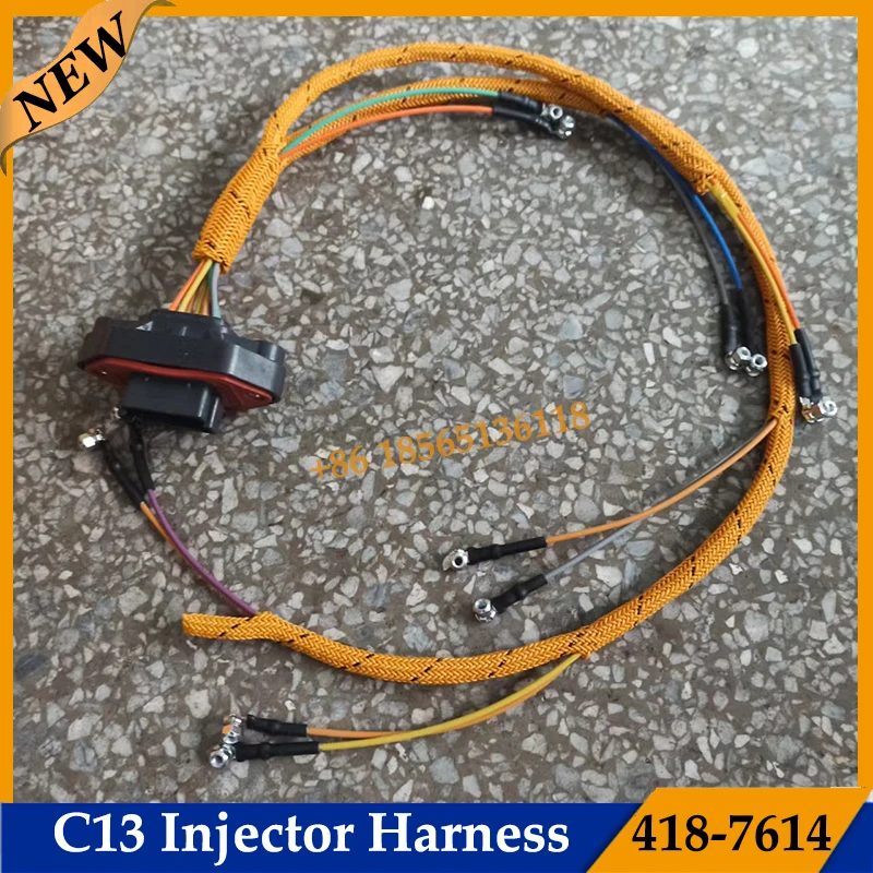 

C13 Engine Injector Wiring Harness 418-7614 4187614 For E345C E345D E349D Excavator Wire harness