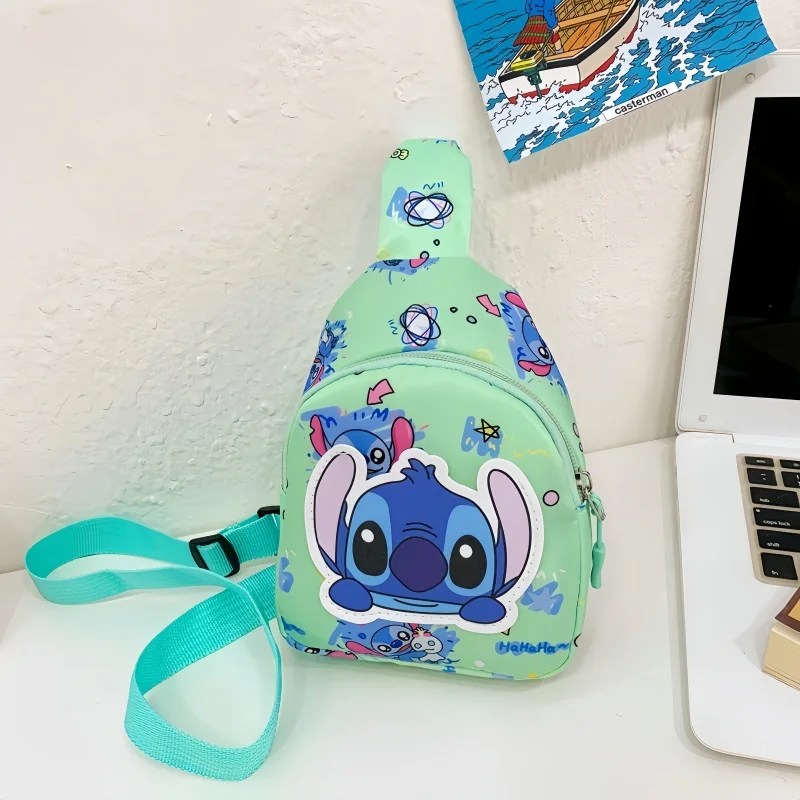 Adorable Anime Stitch 18*14*6cm Patterned Cross Body Bag for Fashion Loving Girls