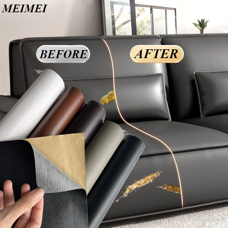 

Self Adhesive Leather Repair Patch Tape Self-Adhesive House DIY Fix for Sofa Moto Car Seat Chair Bag Home Sheets Sticker Patches