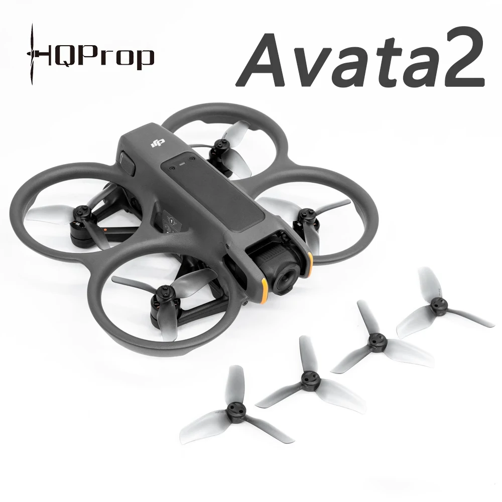 HQProp T3x3.2x3 Propeller 3-Blade Prop Voor DJI Avata 2 FPV Drone 2 Paar (2CW + 2CCW) Polycarbonaat