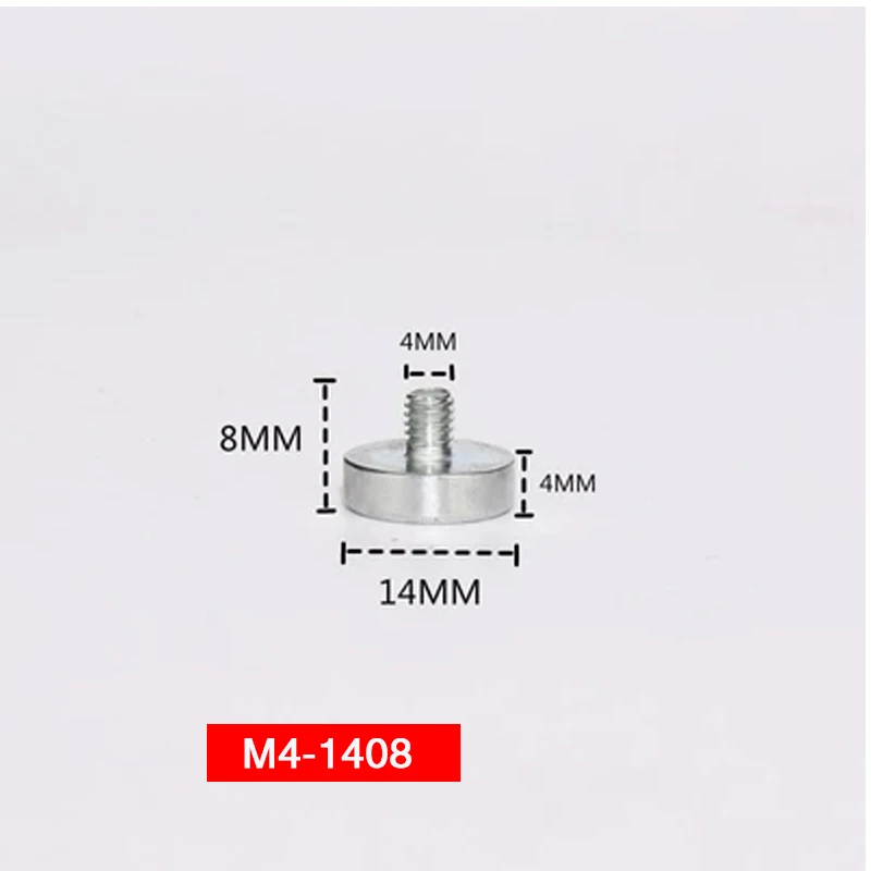 100 Pçs/lote M4-1409 Ímã Parafusos para Gabinete CONDUZIDA Ao Ar Livre Full Color Display LED Módulo de Painéis