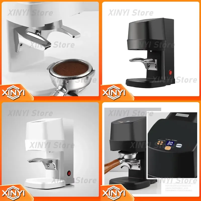 for Electric Coffee Tamper Compatible with 58MM Handles Automatic Coffee Grind Leveling Stainless Steel Adjustable Pressure