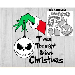 2022 New The Night Before Christmas Metal Cutting Dies for Scrapbooking Paper Craft and Card Making Embossing Decor No Stamps