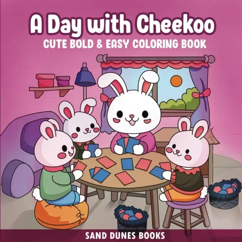 Bring the Cheekoo World to Life with Teen Cartoon Coloring Book Set for Creativity