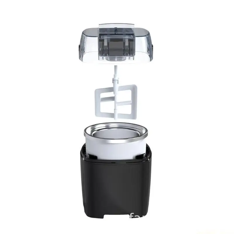 D0AB Yoghurt Sorbet Machine 1.5L Portable Soft Ice Cream Makers Simple Knob Operation Ice Cream Machine Easy to Use