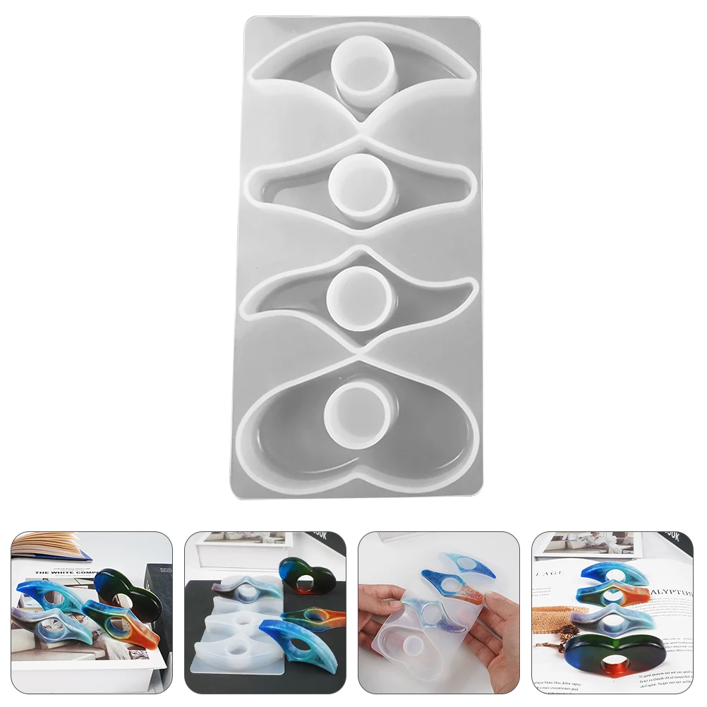 

1pc Creative Crystal Epoxy Bookmark Clip Resin Mold Page Holder Book Opener DIY Silicone Mold for Book Lovers Jewelry Handicraft