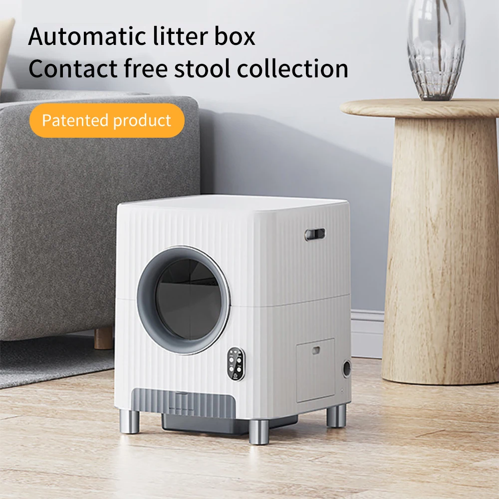 Factory App Control Intelligent Smart Self Cleaning Toilet Litter Box for Cats Automatic Cat Litter Automatic Box Self-Cleaning