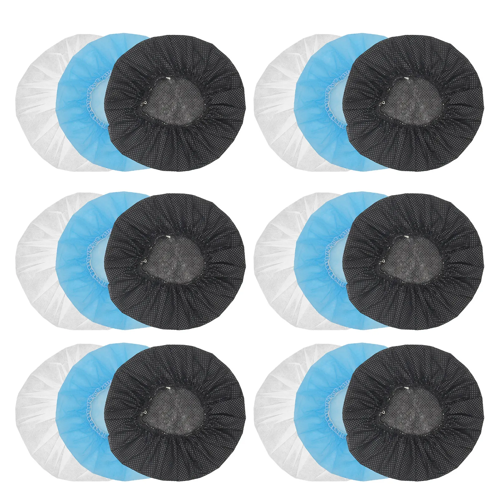 300Pcs Gaming Headphone Ear Covers Non-Woven Disposable Earpad Replacement Cushions for Over-Ear Headsets Gym Marathon Gaming