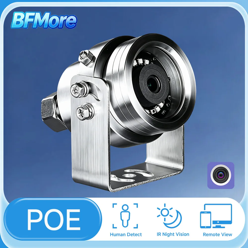 

BFMore POE 4K 8MP Security 5MP Vedio Камера 3.6mm SO-NY 304 Stainless Steel Explosion-proof Human Detection 30M IR Night Vision
