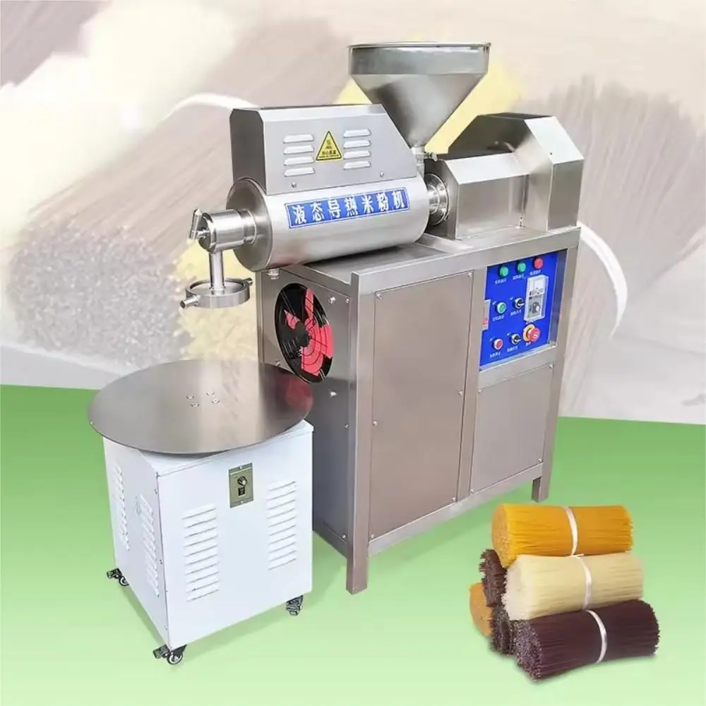 Automatic New Rice Noodle Machine - Buckwheat Corn Vermicelli Maker, Commercial Pasta Processing Equipment for Noodle Production