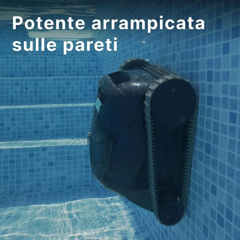 Dolphin (modelo 2024) Liberty 200 Aspirador de pó robótico automático sem fio para piscina, carregamento indutivo, purificador de escalada de parede