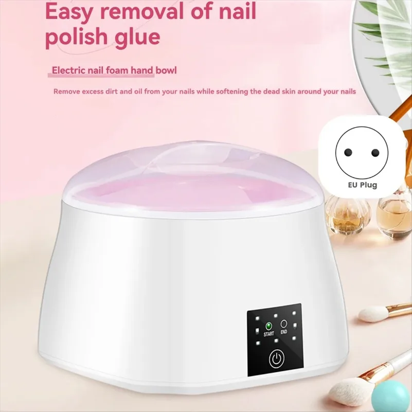 

Electric Nail Soaking Bowl Acetone Proof: Faster Soak Off Gel Nail Polish Remover Bowl- Heated Manicure Bowl EU Plug