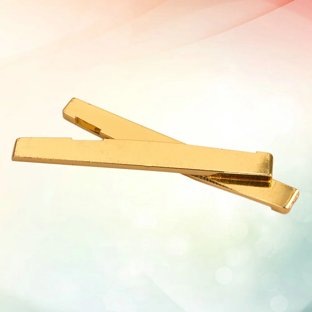 

2Pcs Guitar Bridge Brass Gold Plated Saddle Acoustic Folk Compatible Guitar Parts Replacement High Quality Tone