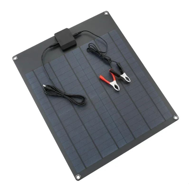 100W Portable Solar Panel 5V Lightweight Mini USB Solar Charger for Mobile Phone Power Banks Camping Hiking Backpacking