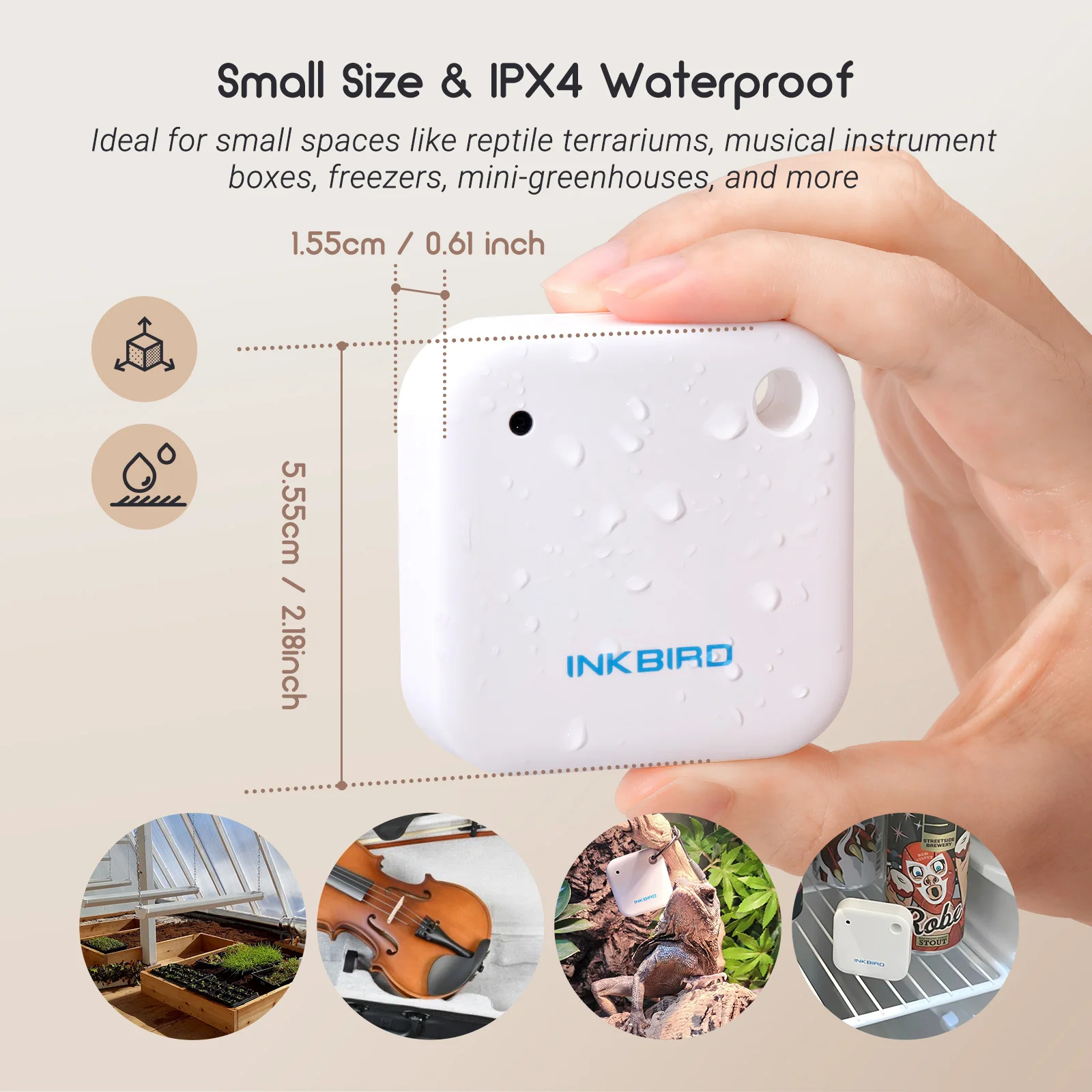 Imagem -05 - Inkbird-termômetro Inteligente sem Fio e Higrômetro m2 Wifi Gateway Grupo Sensor de Temperatura e Umidade para Home Recorder Tester Ibs-th2
