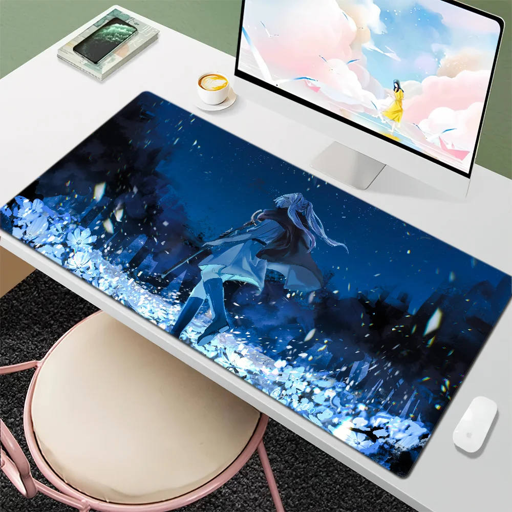 Japão quente f-freren bonito mouse pad tapete de mesa grande antiderrapante teclado anti-desvanecimento ergonômico escritório borracha pc casa personalizado
