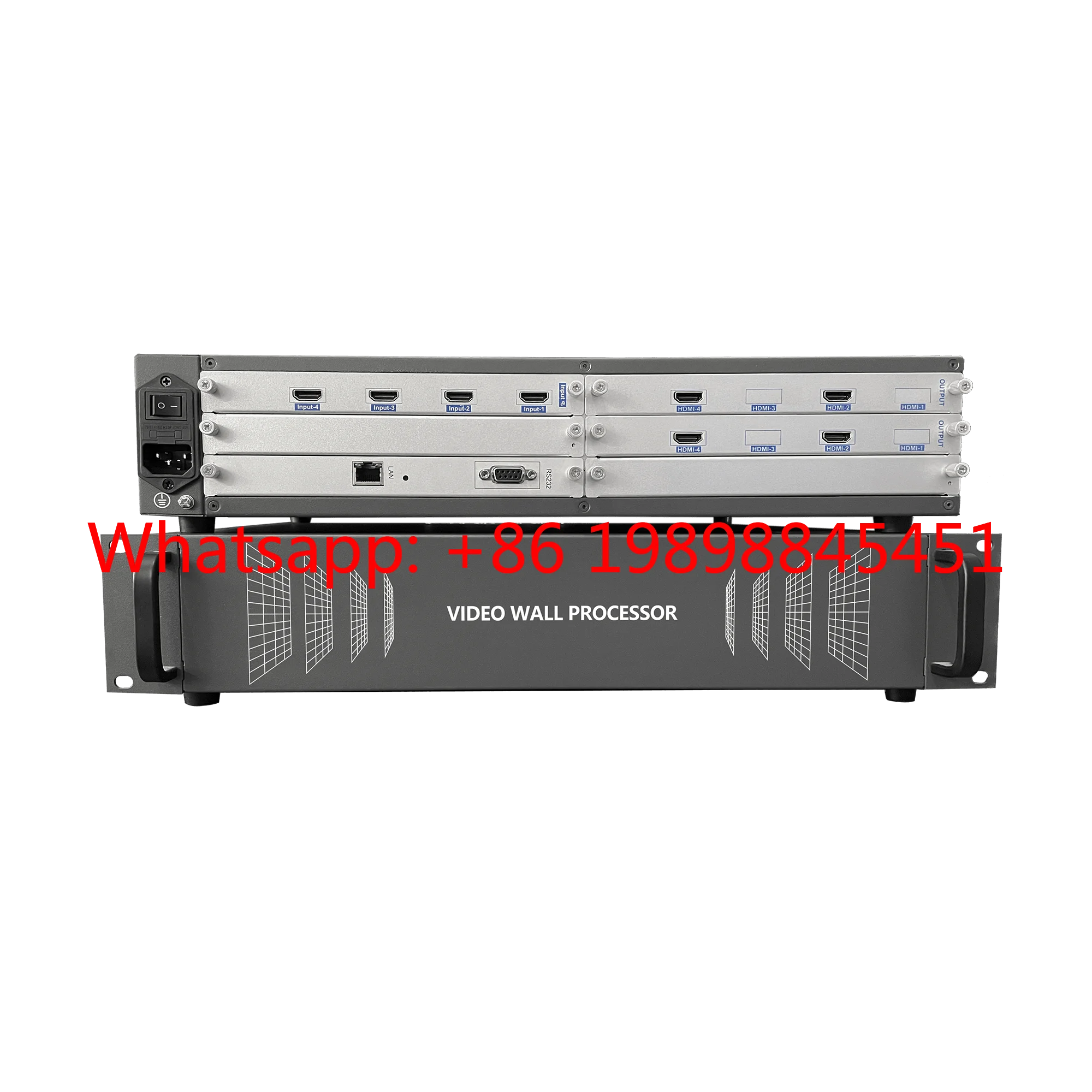 4×4 Channel 2x2 Video Wall Processor Full HD 4K Flexible Splicing Controller