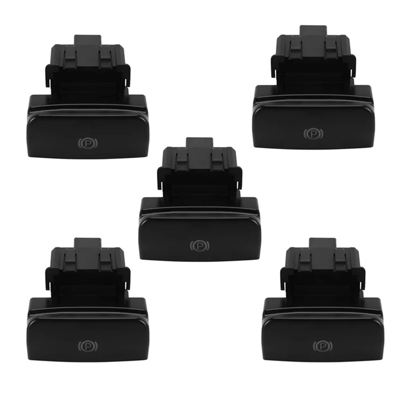 

5X For Citroen C4 Picasso DS4 C4 Parking Brake Electronic Handbrake Hand Brake Switch 470702 Matte Black