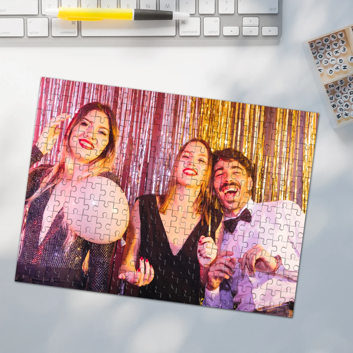 35/300/500/1000pcs Personalized Custom Photo Puzzle scenery Custom Photo Portrait Puzzle Handmade Birthday Gift Custom Puzzle As