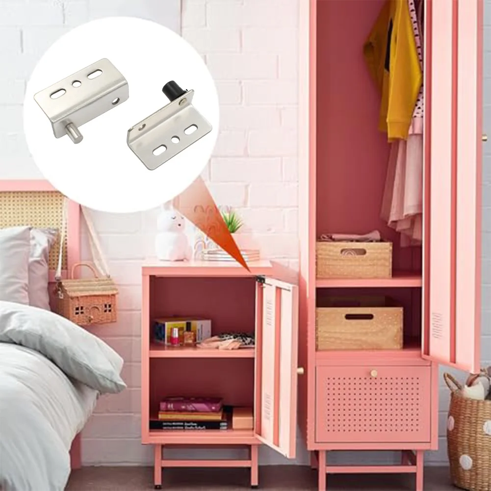 4Pcs Pivot Hinges Black Heavy Duty Concealed Shaft Door Hinges For Wood Door Furniture Cabinet Drawer Hardware