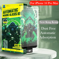 Gorilla Tempered Glass For iPhone 16 Pro Max Dust-free Installation Film Screen Protector for iPhone 16 Plus