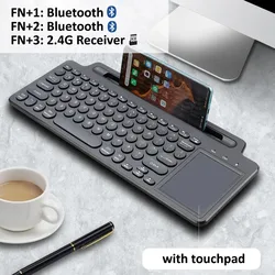 Mini Keyboard Bluetooth Wireless Keyboard Universal 2.4G Gamer Keypad for Windows Android IOS Tablet iPad PC Accessories