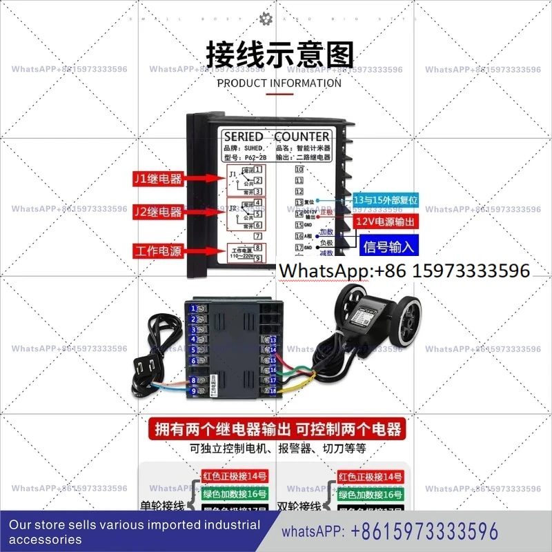 1 piece suitable for Meter SCN-P62-2B Cloth Machine Equipment Meter Roller High Precision Encoder Code Table