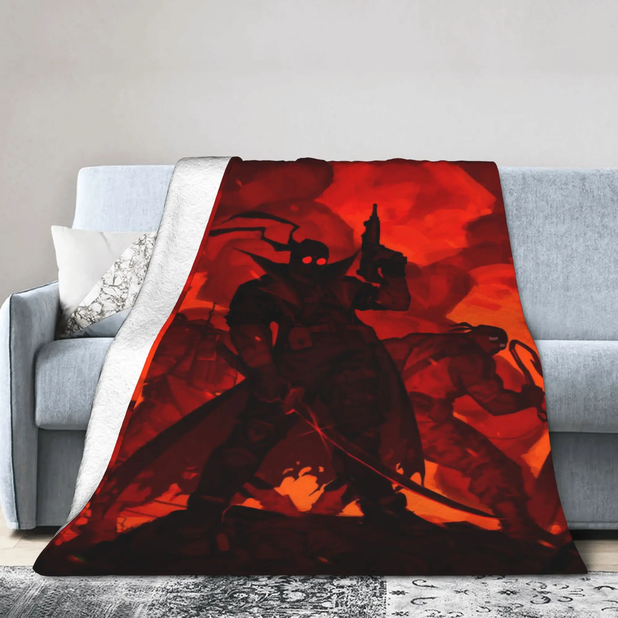 Funny MADNESS COMBAT Hank Blankets Super Soft Fleece  Cozy Throw Blankets Machine Washable