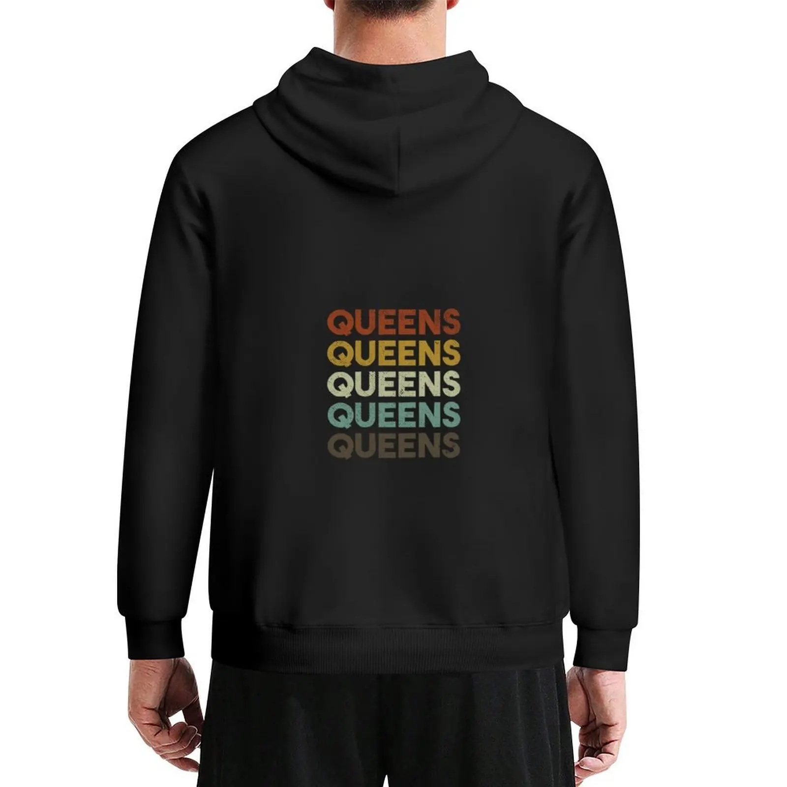 

Vintage Queens NY Pullover Hoodie men's winter sweater anime clothing autumn male clothes autumn hoodie