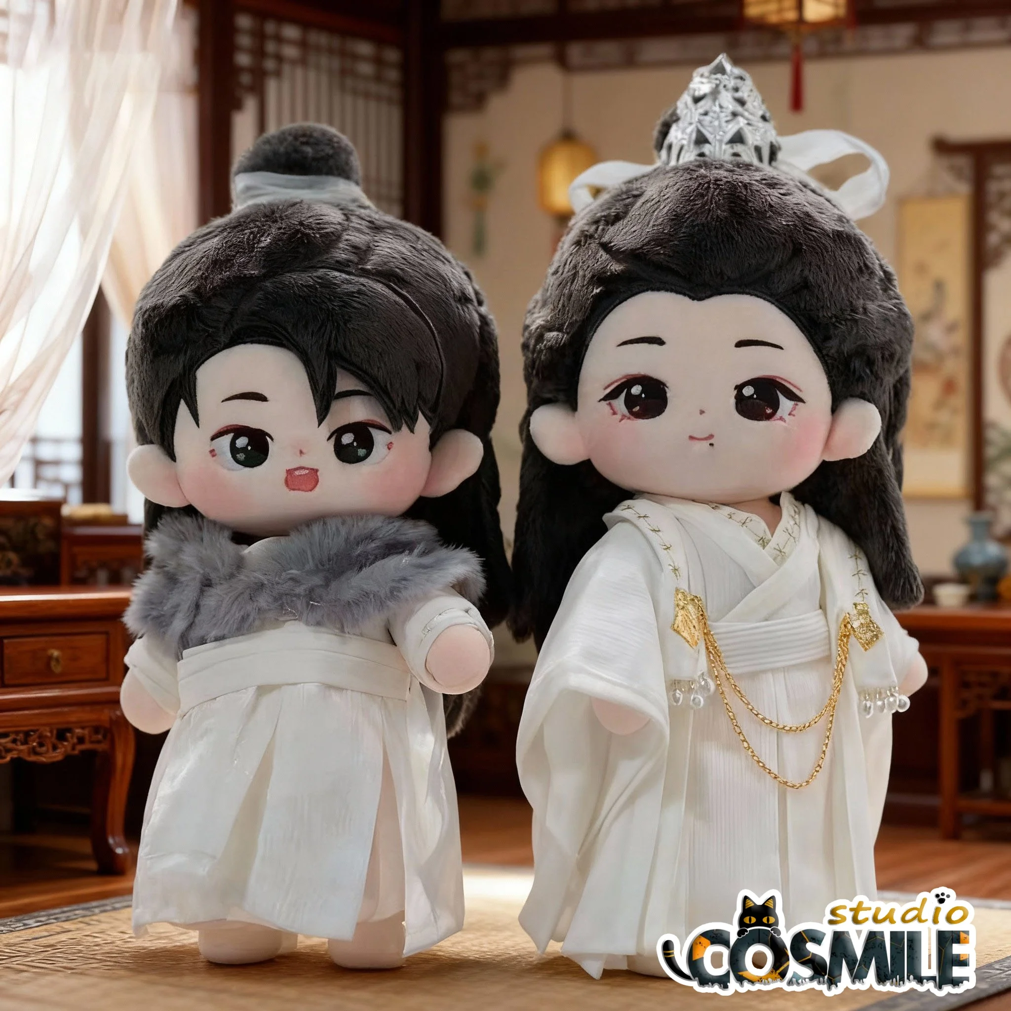 

The Longest Promise Shi Ying Xiao Zhan Xie Yun Yibo BJYX Мягкая плюшевая кукла 20 см, одежда со скелетом, подарок KM