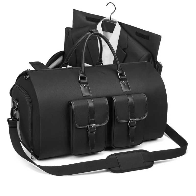 Imagem -02 - Bolsa de Viagem Dobrável para Homens Business Garment Suitcase Pack Laptop Tote Bagagem Bolsa Drop Shipping Link gg