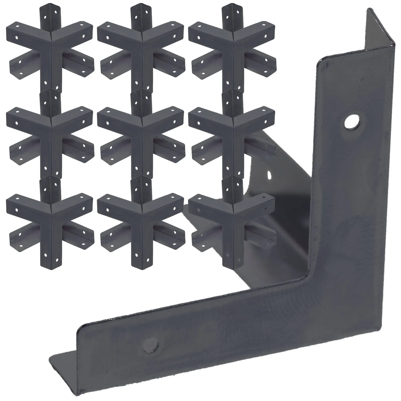 

20 Pcs Wooden Box Corner Protector Corners Protectors Metal Decorative Guards Black Rustic Vintage