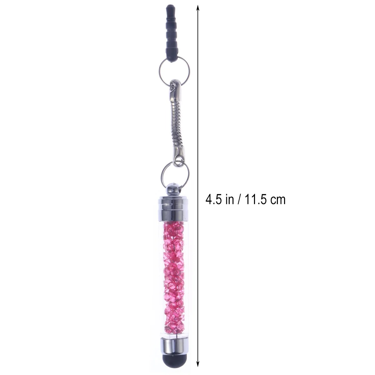 

5pcs Crystal Stylus Pen Glitter Capacitive Rhinestone Touchscreen Phone Pendant Mini Tablet for