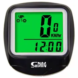 Waterproof Wired Digital Bike Speedometer Odometer With NightLights Bicycle Cycling Speed Counter Code Table Bicycle Stopwatch