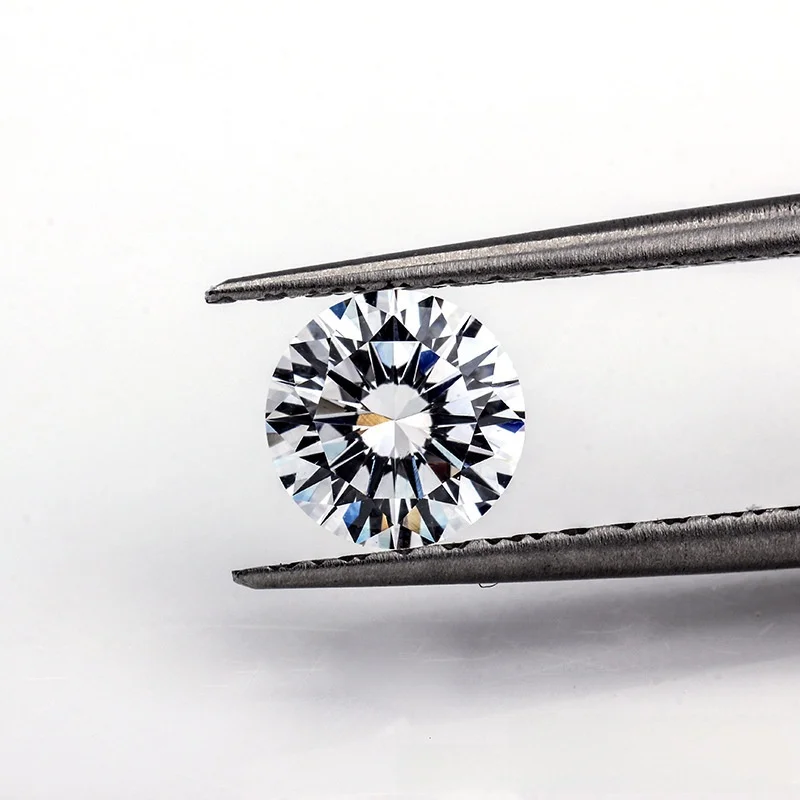 

Круглый муассанит, свободный бриллиант, десять сердец, десять стрел, цвет DEF, свободный камень, 50 точек-5 карат, драгоценный камень, муассанит, оптовая продажа