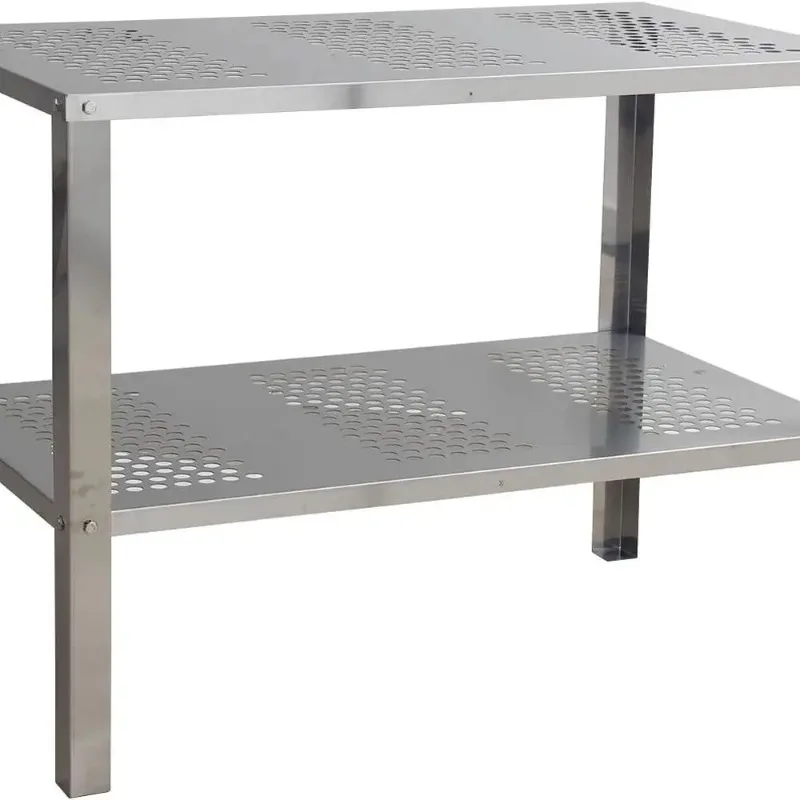 

Outdoor Potting Bench Table 42" L x 24" W x 32" H, Aluminum Alloy Outdoor Workstation with Rubber Feet, Gardening Table for Pati