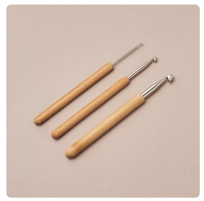 

Japan KA Seeknit Charcoal Aluminum Bamboo Crochet 7 Wool Knitting Needle Sweater Needle Hook Hand DIY Tool