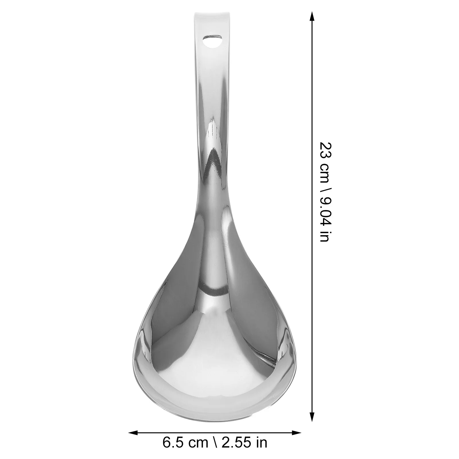 

Stainless Steel Spoon Lightweight Non-Deformable Kitchen Rice Paddle Sushi Serving Tool Compact Reusable Rice