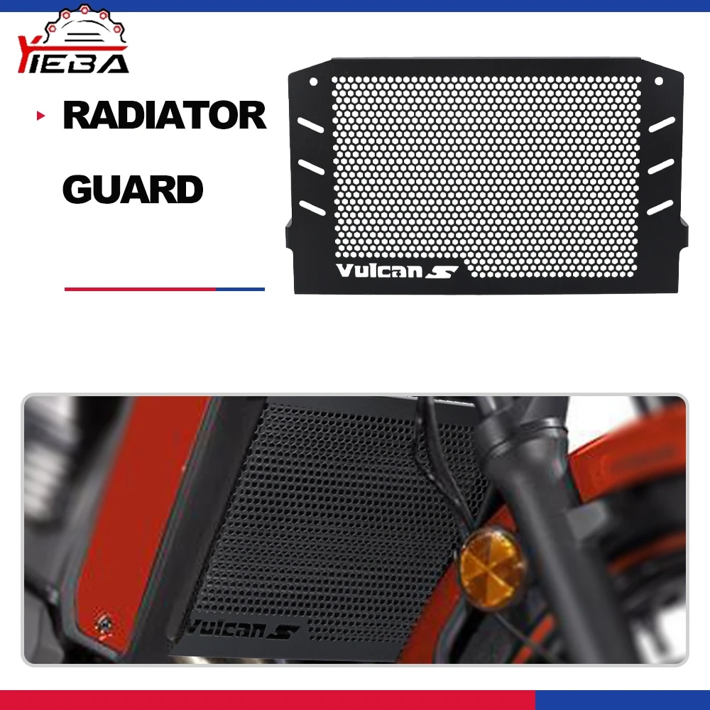 

Для KAWASAKI Vulcan S 650/VN650 Vulcan S 650 ABS/VN650 ABS/Vulcan S 650 Cafe ABS 2015-2025 защитная крышка радиатора аксессуары для мотоциклов