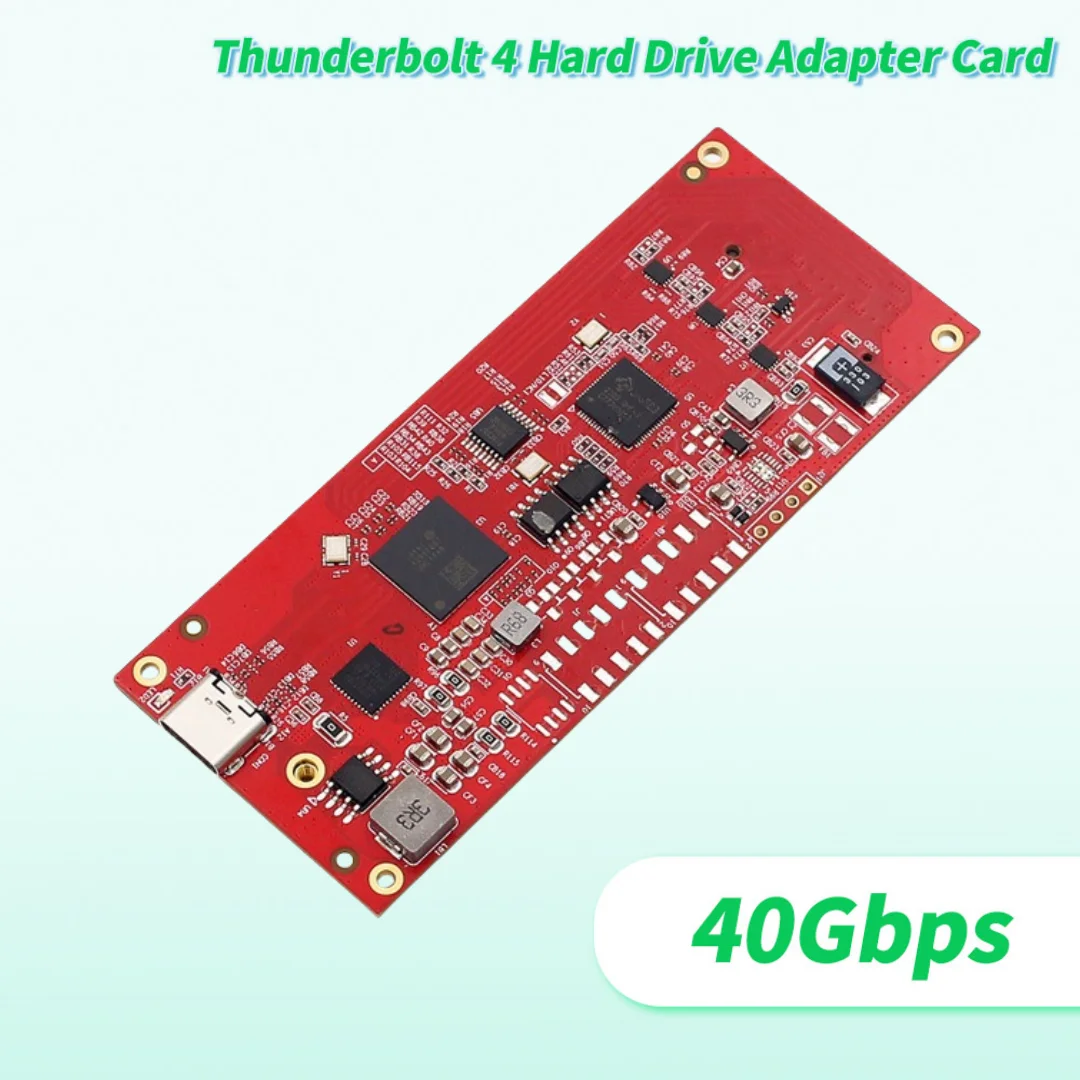 

2025 НОВЫЙ USB4 40G 20G 10G M.2 NVME 2280 Мобильный SSD-адаптер Плата Поддержка Thunderbolt 3 Thunderbolt 4 40 Гбит/с