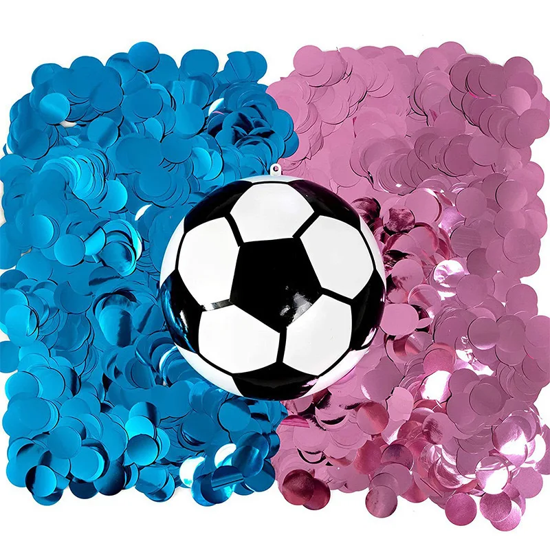 Gender Reveals Boy or Girl Football Baseball Golf Basketball Rugby Tennis Atmosphere Props Spray Powder Confetti