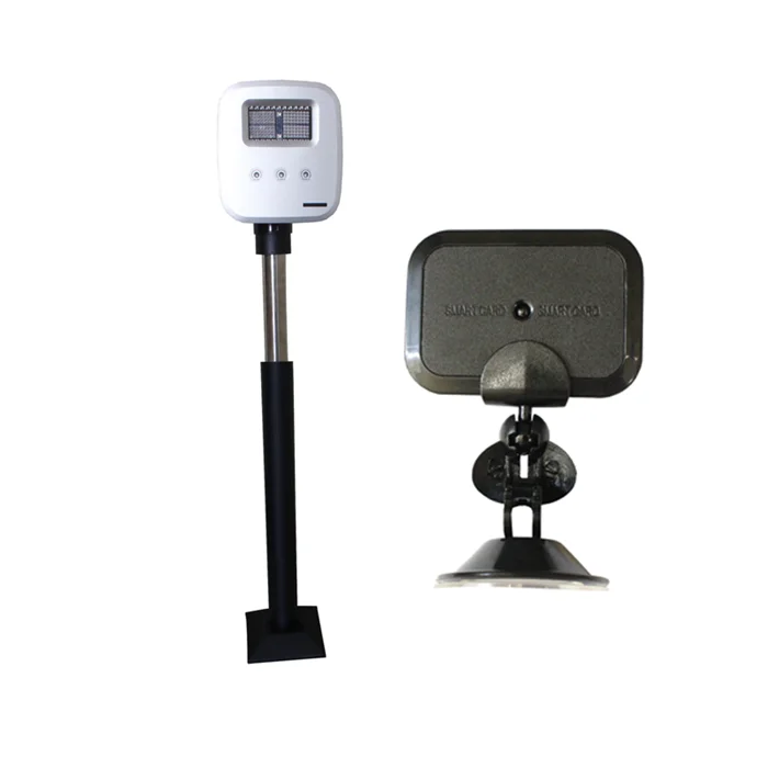 

Waterproof Long Range RFID NFC Card Reader Square Stand with Contactless and Chip Card Reader