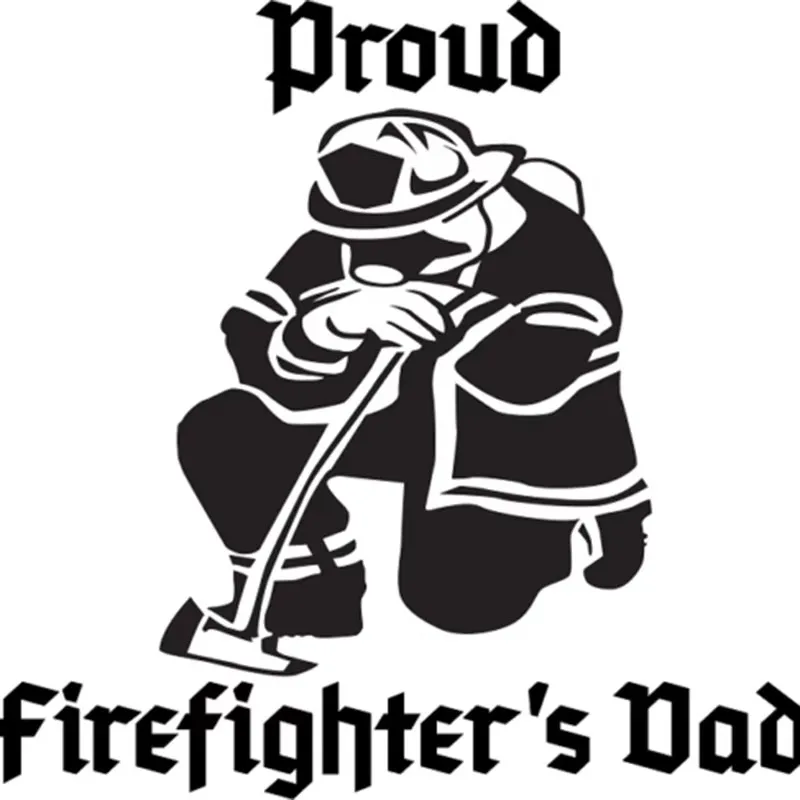 

My firefighter dad designs window bumper rearview mirror decorative vinyl car motorcycle decorative stickers