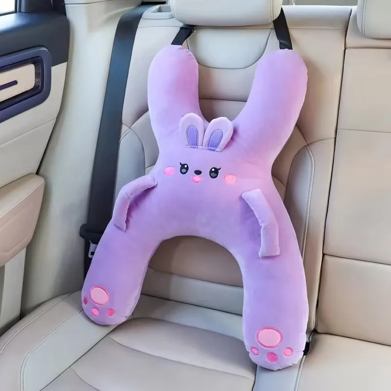 Previene la cabeza inclinada, asiento trasero, comodidad para dormir durante viajes de larga distancia, almohada  el cuello