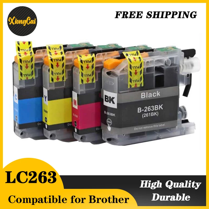 4Color LC261 LC263 Compatible Ink Cartridge LC261 LC263 For Brother DCP-J562DW MFCJ680DW MFCJ880DW MFC-J480DW inkjet printer