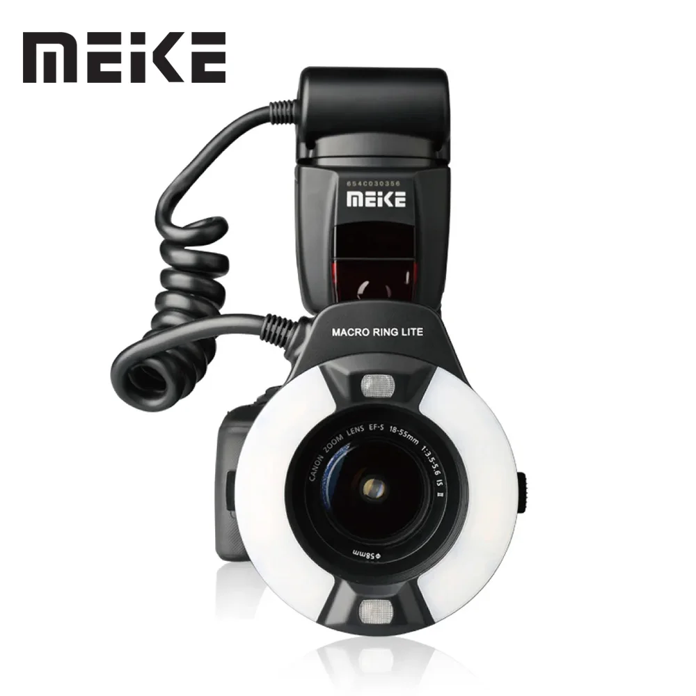 Meike MK-14EXT anel flash E-TTL macro led anel speedlite para canon 550d/ 760d/ 750d/ 1100d para nikon d80 d300s d600 d700 d800