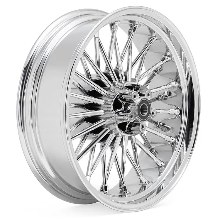 Front Rear 36 Fat Spoke Tubeless Wheel Rim For Harley Davidson Touring Road King Electra Glide Road Glide Street Glide