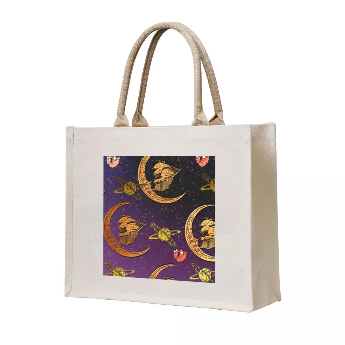 

Treasured Planets Tote Bag canvas shopping bag bags luxury women Canvas bag for women sac pour femme